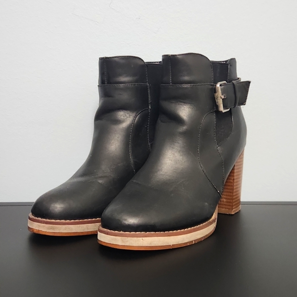 Aldo for Target A+ brand black dress ankle boots heel size w8